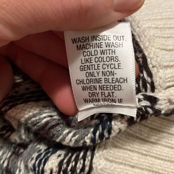 Croft & Barrow Grandpa Oversized Sweater - Picture 7 of 8